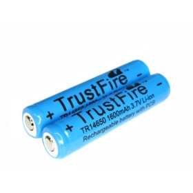 TrustFire 3.7V 1600mAh 14650 Lithium Batteries (2pcs)