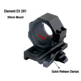 Element EX 281 QD Mount for 30mm Red Dot Sight 30MM Tube QD Quick Release Clamps
