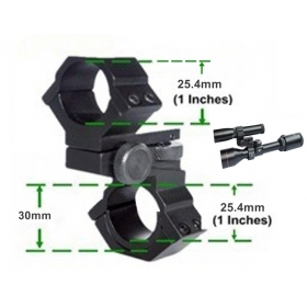 Z008 25.4/30mm Precision Adjustable Rings tactical Laser Scope Mount