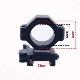 KC001 25mm-30mm Multifunction Aluminum Alloy Quick Release Mount Bracket for M40 / M16