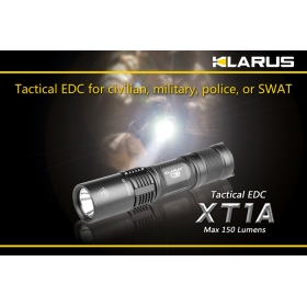 Klarus XT1A 150 Lumens CREE XP-G R5 LED 3 Mode Mini Torch Camping Waterproof Flashlight