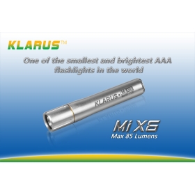 KLARUS MiX6 Stainless Steel Cree XP-G R5 LED 85 LUMENS Cree LED Flashlight