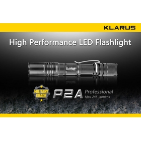 KLARUS P2A CREE XP-G R5 LED 2-Mode 245 Lumens Portable Underwater LED Flashlight