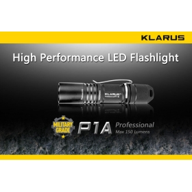 KLARUS P1A Flashlight Cree XP-G R5 LED 150LM 2 Mode Waterproof IPX-8 Standard Camping Hiking Torch