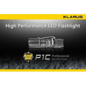 Klarus P1C LED Flashlight 245 Lumens CREE XP-G R5 LED 2 Mode Mini Torch Camping Flashlight