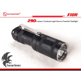 Sunwayman F10R Cree XM-L2 290 LUMENS 6 MODE Tricolored Powerful EDC Outdoor Camping Hunting Searching Rescue Tactical Flashlight Torch