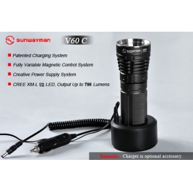 Sunwayman V60C Cree XM-L U2 LED Waterproof Magnetic Control Flashlight