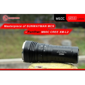 Sunwayman M60C Cree XM-L2 2500LM 9-Mode Waterproof Rescue Search Torch