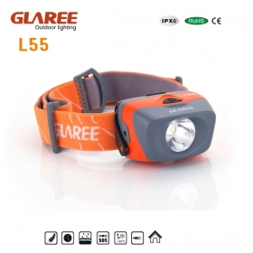 GLAREE L55 Osram LED Lightweight multipurpose mini portable headlamp light -orange