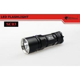 SolarStorm SC03 CREE XM-L2 280 Lumen 3 Modes LED Flashlight LED Torch