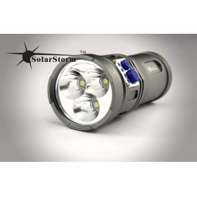 SolarStorm Warrior 3 X CREE XM-L U2 2200 lumens 3 mode High Power Protable LED Flashlight