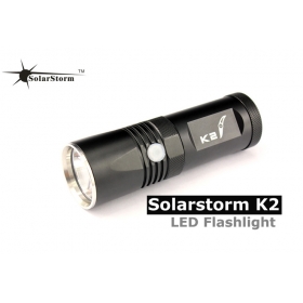 Solarstorm K2 CREE XM-L U2 LED 890 lumens 5 mode White, red and blue wear-resisting PC lens led flashlight
