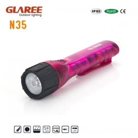 GLAREE N35 NICHIA LED White light source Lightweight multipurpose portable flashlight -purple