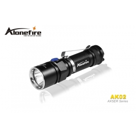 AloneFire Classic AK02 AXSER Series CREE XM-L2 LED 3 mode Lightweight mini led flashlight torch