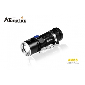 AloneFire Classic AK03 AXSER Series CREE XM-L2 LED 3 mode Lightweight mini led flashlight torch