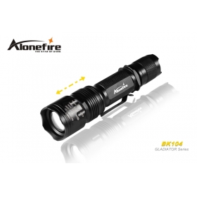 AloneFire TK104 GLADIATOR Series CREE XM-L L2 LED 5 mode Zoom portable led flashlight torch