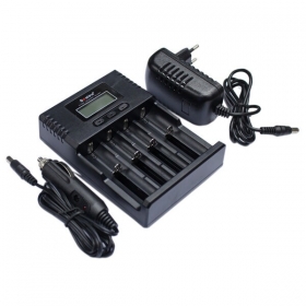 Soshine HC-H4 LCD Universal Li-ion/NiMH/ LiIFePO4 Battery Charger for 18650 26650 AA AAA C