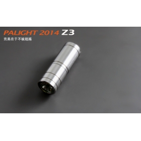 Palight Z3 Stainless Steel CREE XP-E LED 16340 battery 6-Mode EDC Flashlight