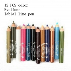12 Colors Eye Makeup Eyeliner Pencil Waterproof Eyebrow Beauty Pen Eye Liner sticks Cosmetics