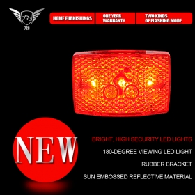 IDS001 Bicycle LED Lamp/Red Bicycle lights For bicycle,electric car,motorcycle Red Flash Safety Caution Lamp