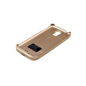 S5C 1PC 4800mAh with Top Cover External Backup Battery Case For Samsung Galaxy SV S5 i9600- gold