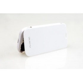 S5H Hight capacity 4800mAh with Top Cover External Backup Battery Case For Samsung Galaxy SV S5 i9600-white