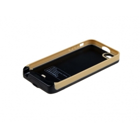 A2 2500mah Backup Power Pack External Battery Case for iphone 5C 5 5S, Compatible ios7-gold