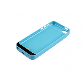 2200mah Backup Power External Battery Charger case for iphone 5 5S 5C Compatible IOS 7-blue