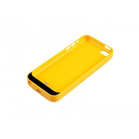 2200mah Backup Power External Battery Charger case for iphone 5 5S 5C Compatible IOS 7-yellow