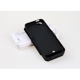 2200mah Backup Power External Battery case for iphone 5C 5S 5,with top cover 5CB-2200mah-black
