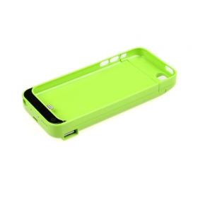 1PC 4200mah Backup Power External Battery case for iphone 5 5S 5C Compatible IOS 7-green (5C-2)