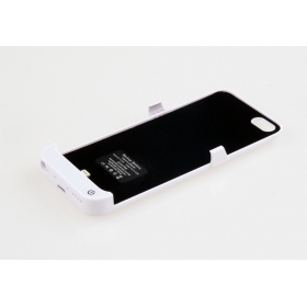 1PC 2200mah Backup Power External Battery case for iphone 5C 5S 5 Compatible IOS 7-white（5CF)