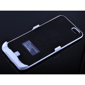 1PC 4.7'' 4000mAh 5V External Backup Power Bank Battery Charger Case for iphone 6 Compatible ios7 -White (I6)