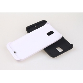 1PC 5200mAh backup External Battery Charger Case For Galaxy Note 3 III Note3 N9000-white （3B）
