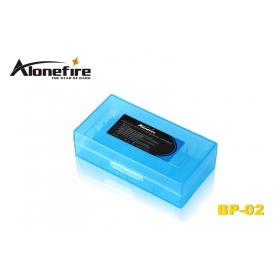 AloneFire BP-02 PP Environmental protection material battery Protective box for 2 x 18650 or 4 x CR123A/16340/18350