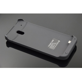 1PC 2800mAh External Backup Battery case for HTC One mini 610E M4- black