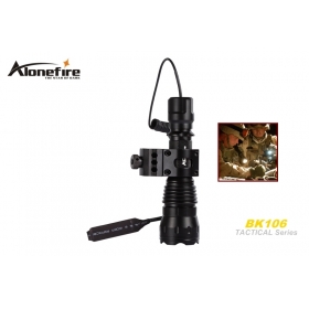 AloneFire BK106 Tactical Series CREE XM-L T6 LED 5 mode Professional tactical light flashlight torch