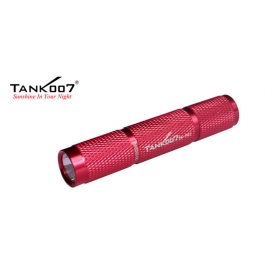 Tank007 TK701 Flashlight SSC LED 1 Mode 95 LM Waterproof Hand Flashlight Mini Camping HIking Torch - red