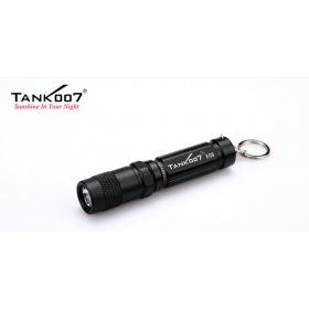 1PC Tank007 E09 Flashlight CREE XP-E R2 LED 3 Modes 120 Lumen Waterproof Dustproof White LED Mini Torch -Black