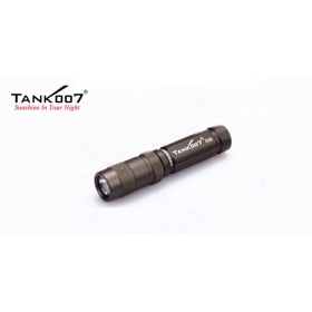 1PC Tank007 E09 Flashlight CREE XP-E R2 LED 3 Modes 120 Lumen Waterproof Dustproof White LED Mini Torch -brown