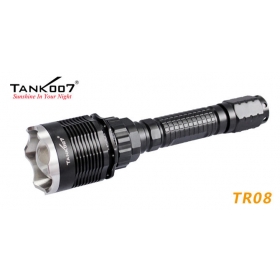1PC TANK007 TR08 CREE XM-L T6 1000 LUMENS 6 MODE LED Zoom Focus Flashlight Torch