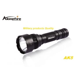 AloneFire AK5 CREE XM-L2 LED 5 mode Super upper beam irradiation lightweight flashlight torch