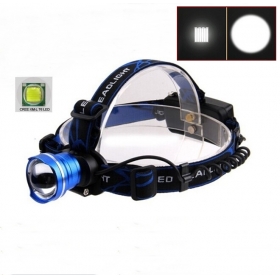 AloneFire HP87 Cree XM-L T6 LED multi-function Zoom Headlamp outdoor Headlight -black