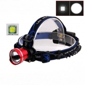 AloneFire HP87 Cree XM-L T6 LED cree led Headlamp Headlight for 1/2-18650 battery -black