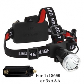 Alone Fire HP76 Cree XM-L T6 LED 2000LM led Headlamp for 1x18650 or 3xAAA