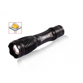 UltraFire E007 CREE XM-L2 2200Lumens cree led Torch Zoomable cree LED Flashlight Torch For 3 x AAA or 1x18650 battery