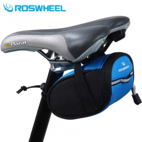 ROSWHEEL 13567 New Arrival Outdoor Waterproof Bike Bicycle Cycle Cycling Saddle Bag Back Seat Tail Pouch Reflective Package Bags -blue