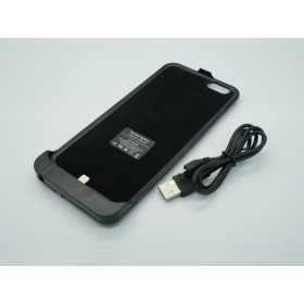 4200mah Backup Power External Battery Charger case for iphone 6 Plus 5.5 inch with Compatible ios 8 - Black (I TOP 1PC)