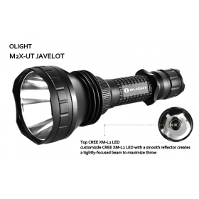 Olight M2X-UT extended-range variable-output 1020 lumens 3 mode LED flashlight