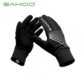 Sahoo Winter Full Finger Warm Gloves For outdoor Racing Cycling bicycle bike Working outdoors Reflective gloves